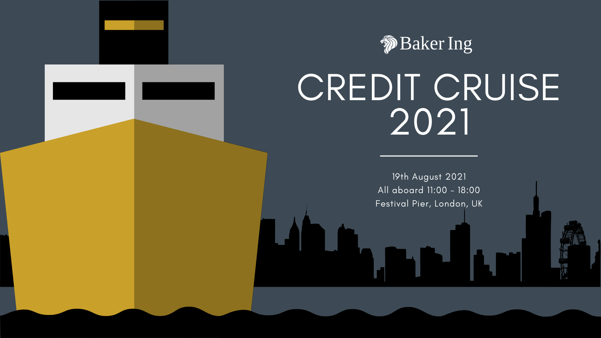 Baker Ing Credit Cruise 2021 held on 19 August at Festival Pier, London