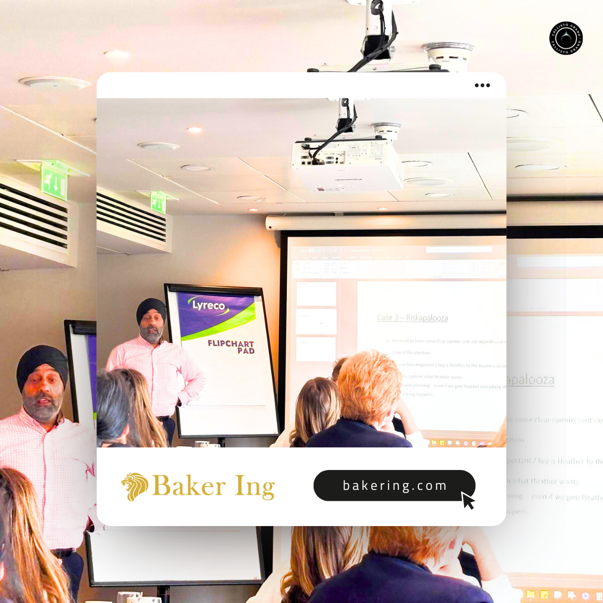 Speaker at a Baker Ing workshop on faster, more effective credit risk decisions