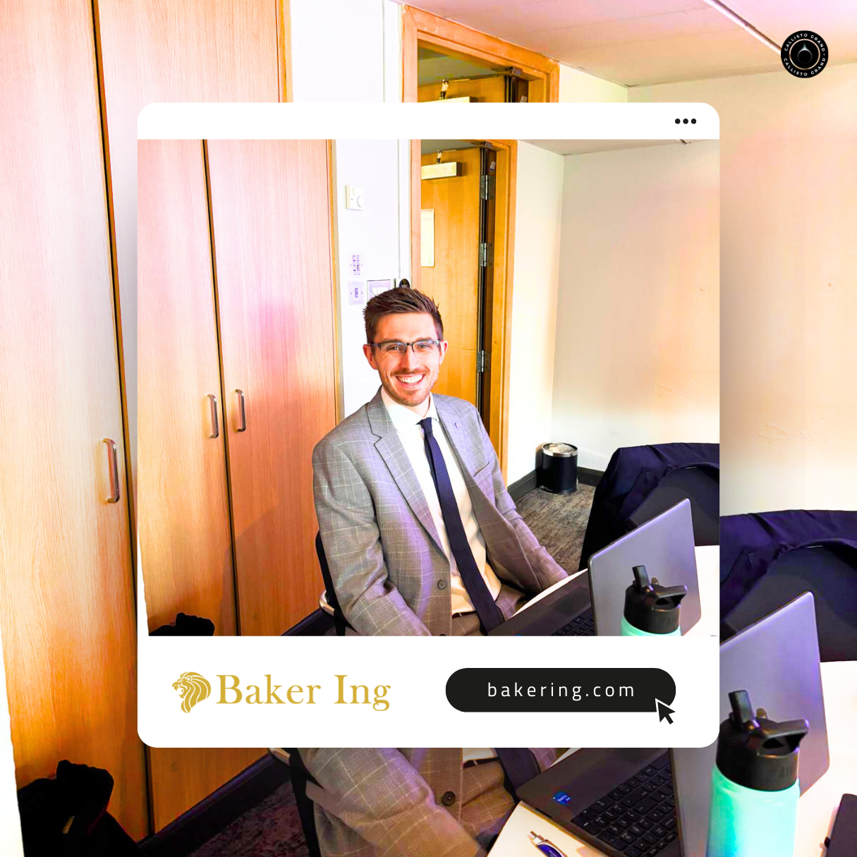 Professional at a Baker Ing workshop focused on faster, data-driven credit risk decisions